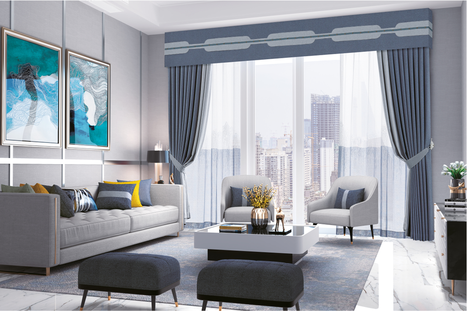 海洋之神窗帘布艺品牌